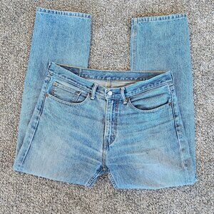 Mens Levi's 505 Jeans Straight Leg size 34 x 30 straight Leg